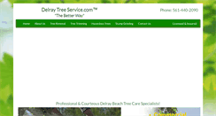 Desktop Screenshot of delraytreeservice.com