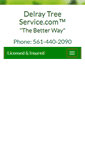 Mobile Screenshot of delraytreeservice.com