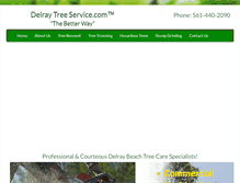 Tablet Screenshot of delraytreeservice.com